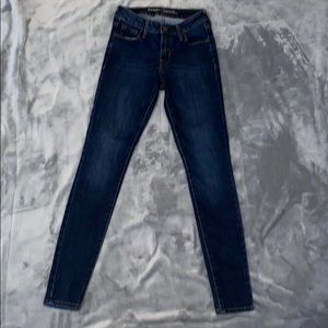 old navy dark wash jeans